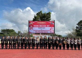 Polres Simalungun Gelar Upacara Hari Ibu Ke - 97, Wakapolres : Perempuan Pilar Utama Menuju Indonesia Emas 2045.