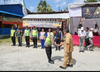 Wali Kota Pematangsiantar Wesly Silalahi, SH, MKn Bersama Forkopimda Monitoring Ke Pos Pengamanan (Pam), Pos Pelayanan (Yan), Terminal Tanjung Pinggir &  Ring Road.