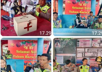 Sie Dokkes Polres Pematangsiantar Rutin Periksa Kesehatan Personil Pos Pam & Yan Ops Lilin Toba 2025.