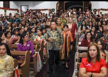 Wali Kota Pematangsiantar Wesly Silalahi, SH, MKn Hadiri Perayaan Natal Keluarga Besar Polres Pematangsiantar Tahun 2025.