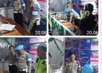 Kasi Propam Polres Pematangsiantar Dampingi Tim Bid Propam Polda Sumut Cek Pospam.