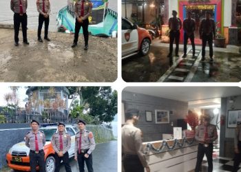 Patroli & Pengamanan Pos Polisi Pariwisata Kaldera, Polri Pastikan Liburan Tahun Baru Aman di Danau Toba.
