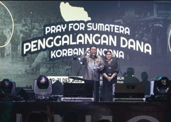 Wali Kota Pematangsiantar Wesly Silalahi, SH, MKn Hadiri Malam Pergantian Tahun di Kota Pematangsiantar Diisi Dengan Kegiatan Bertajuk Pray for Sumatera, Penggalangan Dana Korban Bencana.