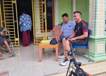 Olahraga Dengan Patroli Kamtibmas, Kapolsek Bosar Maligas Hadir Humanis & Dekat dengan Masyarakat.