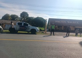 Kanit Gakkum Polres Simalungun Pimpin Blue Light Patrol, Patroli Minggu Pagi Cegah Kecelakaan & Kejahatan Jalanan.