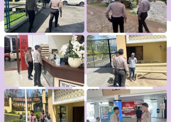Hari Libur Tetap Siaga! Polres Simalungun Kawal Keamanan dari Gereja hingga Wisata Parapat, 30 Personel Beraksi.