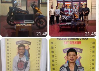 Polsek Siantar Utara Berhasil Amanka Dua Pelaku Pencurian di SD Negeri No. 122365.