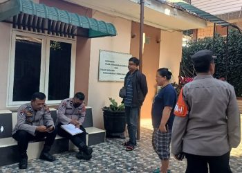 Polsek Sianțar Martoba Respon Laporan Masyarakat Turun Langsung Cek TKP.