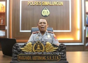 Kapolres Simalungun AKBP Marganda Aritonang, SH, SIK, MM.