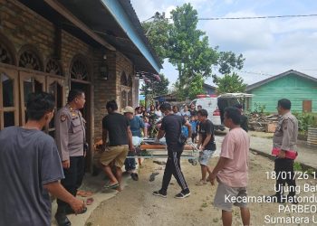 Petani 73 Tahun Ditemukan Tewas di Kebun Sawit Hatonduhan, Polsek Tanah Jawa Gerak Cepat Olah TKP.