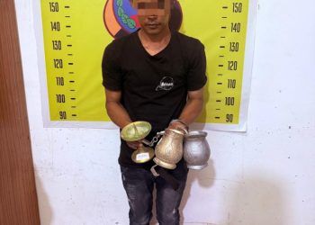 Polsek Siantar Utara Berhasil Amankan Pelaku Curat di Gereja.
