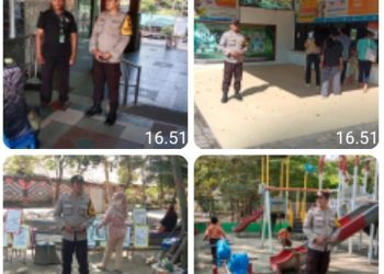 Berikan Rasa Nyaman kepada Masyarakat , Bhabinkamtibmas Polsek Siantar Barat Patroli di Objek Vital.