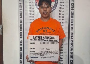 Satuan Reserse Narkoba Polres Pematangsiantar Amankan Pemuda 25 Tahun Dengan Sabu 1,26 Gram di Jalan Sisingamangaraja.