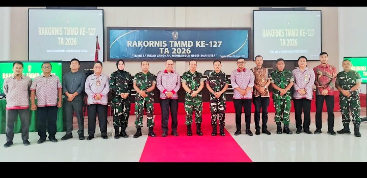 Pemkab Simalungun & Kodim 0207/Sml Ikuti Rakornis TMMD Ke 127 TA 2026.