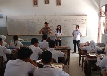 Polres Pematangsiantar Monitoring Distribusi MBG di SMA Negeri 3.