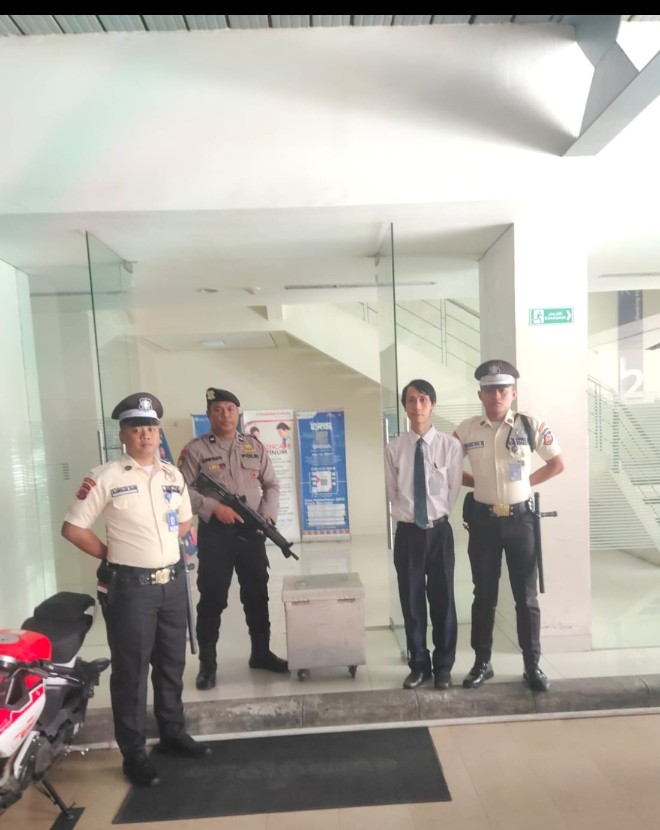 Ciptakan Kamtibmas Yang Kondusif, Samapta Polres Pematangsiantar Pengamanan Objek Vital.