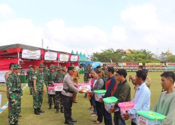 Kapolres Simalungun Hadiri Pembukaan TMMD Ke - 127, Masyarakat Kebanjiran Bantuan Sosial.