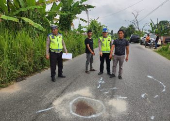 Unit Gakkum Polres Simalungun Buru Pelaku Tabrak Lari dengan Metode PRESISI : Pelajar 17 Tahun Tewas.