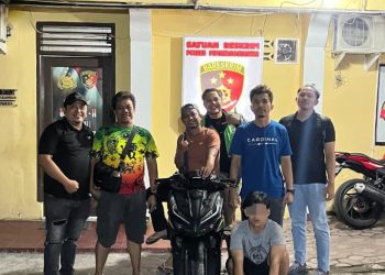Polres Pematangsiantar UngkapPelaku Penggelapan Sepedamotor.