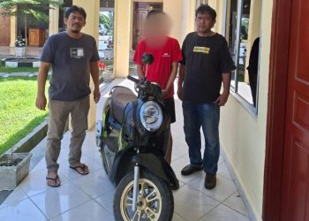 Unit Jatanras Sat Reskrim Polres Simalungun Berhasil Bekuk Pencuri Motor, Ternyata Teman Korban Sendiri.