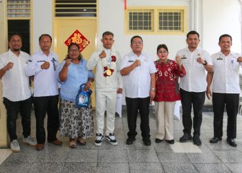 Wali Kota Pematangsiantar Wesly Silalahi, SH, MKn Gelar Ramah Tamah Bersama Riyan Jefri Hamonangan Lumbanbatu, Atlet Bela Diri Asal Kota Pematangsiantar.