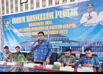 Pemkab Simalungun Gelar Forum Konsultasi Publik Ranwal RKPD Tahun 2027 : Tingkatkan Perekonomian Daerah Yang Berdaya Saing.