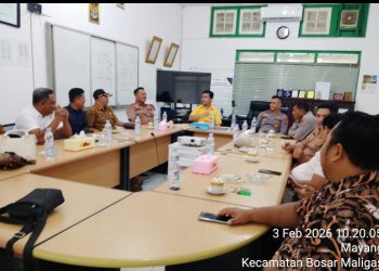 Kapolsek Bosar Maligas Gelar Rakor Ketahanan Pangan Bersama PTPN IV, Pastikan Hasil Panen Jagung Diserap BULOG.