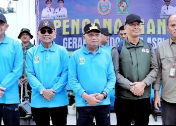 Bupati Simalungun Bersama Forkopimda Sambut Kunjungan Wagubsu di Parapat : Pencanangan Gerakan Indonesia ASRI.