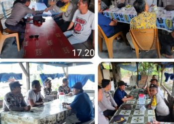Ngopi Bareng Bersama Masyarakat,Sat Binmas Polres Pematangsiantar Sambang Kamtibmas.