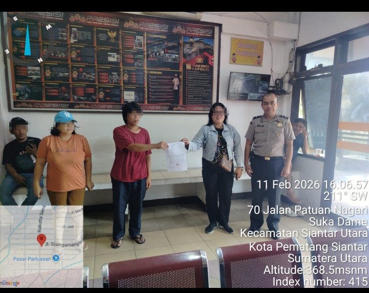 Polsek Siantar Utara Kedepankan Problem Solving Dugaan Penganiayaan.