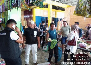 Unit Ekonomi Sat Reskrim Polres Simalungun Awasi Ketat Harga Sembako Jelang Ramadan.