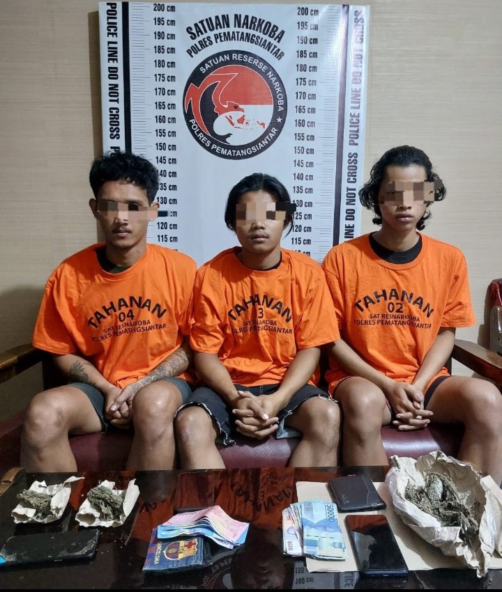 Polres Pematangsiantar Ungkap Pelaku Pemilik Ganja.