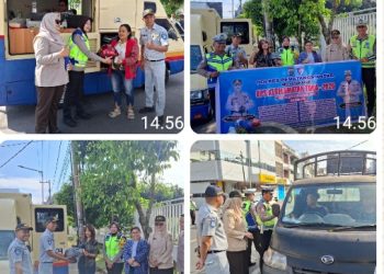 Sat Lantas Polres Pematangsiantar Gelar Razia Gabungan Kepatuhan PKB Tahun 2026.