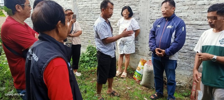 Bhabinkamtibmas Polsek Siantar Martoba Selesaikan Masalah Warganya Dengan Mediasi.