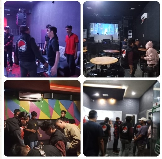 Sambut Bulan Suci Ramadhan, Polres Pematangsiantar Razia Gabungan Tempat Hiburan Malam.