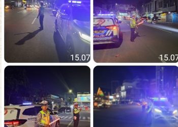 Sat Lantas Polres Pematangsiantar Gelar BLP Ciptakan Situasi Kamtibmas & Kamseltibcarlantas Aman.