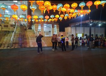 Sat Lantas Polres Pematangsiantar Laksanakan Patroli Amankan Ibadah Perayaan Tahun Baru Imlek 2026.