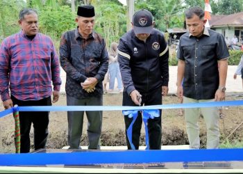Syukuran Pembangunan Jalan Swadaya Masyarakat di Nagori Pagar Bosi, Sordang Baru & Sordang Bolon.