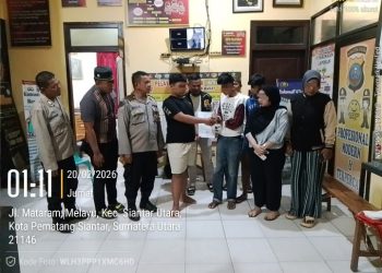 Polsek Siantar Barat Selesaikan Dugaan Perkelahian di Jalan Simbolon Dengan Mediasi.