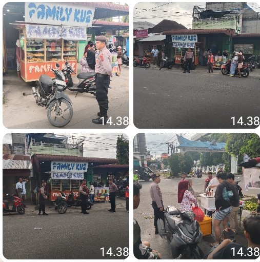 Antisipasi Guantibmas Selama Bulan Ramadhan 1447 H, Polres Pematangsiantar Patroli Lokasi Penjualan Takjil.