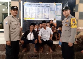 Polsek Siantar Timur Patroli Sholat Tarawih Ciptakan Situasi Aman & Kondusif.