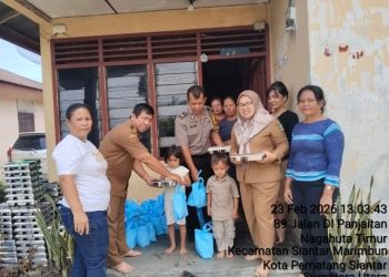 Polsek Siantar Marihat Monitoring Distribusi MBG Kepada Ibu Hamil & Balita.