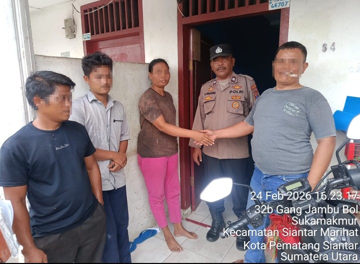 Polsek Siantar Marihat Respon Cepat ,Cek Laporan Dugaan Pengancaman.