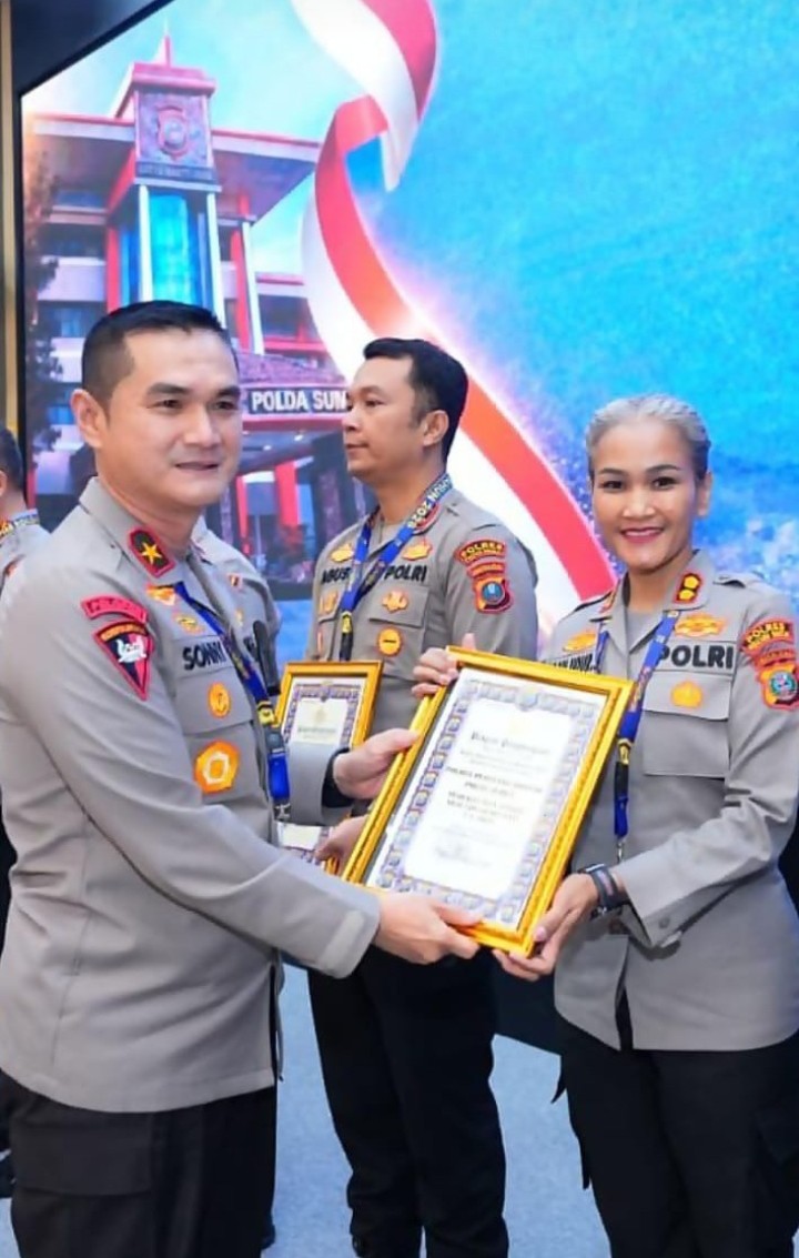 Rapim Polda Sumut, Kapolres Pematangsiantar Raih Penghargaan Pengelolaan Anggaran.