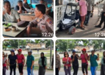 Sat Binmas Polres Pematangsiantar Sambang Kamtibmas Jalin Silaturahmi.