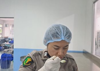 Dokkes Polres Pematangsiantar Laksanakan Safety Food di SPPG 2 YKB.