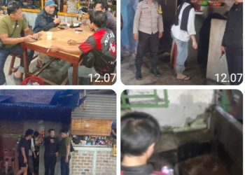 Polsek Siantar Selatan Respon Cepat Cek Laporan Kebakaran di Warkop Jalan Narumonda Atas.