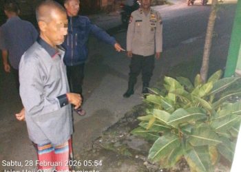 Polsek Siantar Utara Respon Cepat Cek TKP Laporan Dugaan Pencurian Besi.