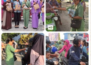 Bhayangkari Cabang Simalungun Bersama Istri Forkopimda Bagikan Ratusan Takjil, Pengendara Haru & Berterima Kasih.