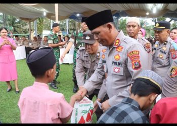 Kepedulian Kapolres Simalungun Di Ramadan : Santuni Puluhan Anak Yatim & Dhuafa, Ajak Masyarakat Lindungi Generasi Dari Narkoba.